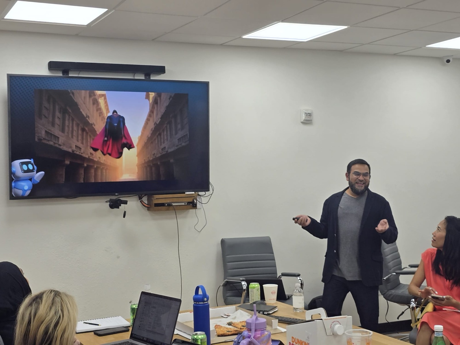 Muhammad Asmal speaking at an event in Dallas, Texas